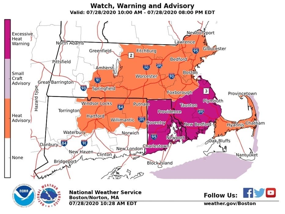 Excessive Heat Warning Issued Across Rhode Island | Newport, RI Patch