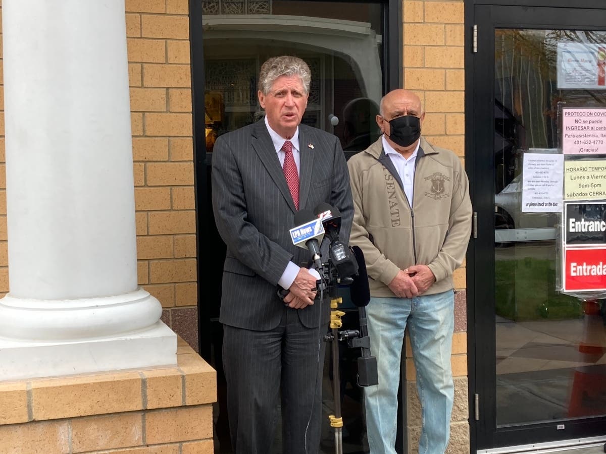 Rhode Island's top leaders will no longer hold scheduled news conferences about the coronavirus pandemic. 