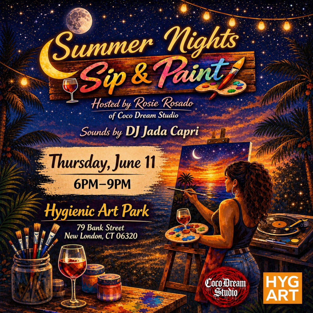 Summer Nights Sip & Paint