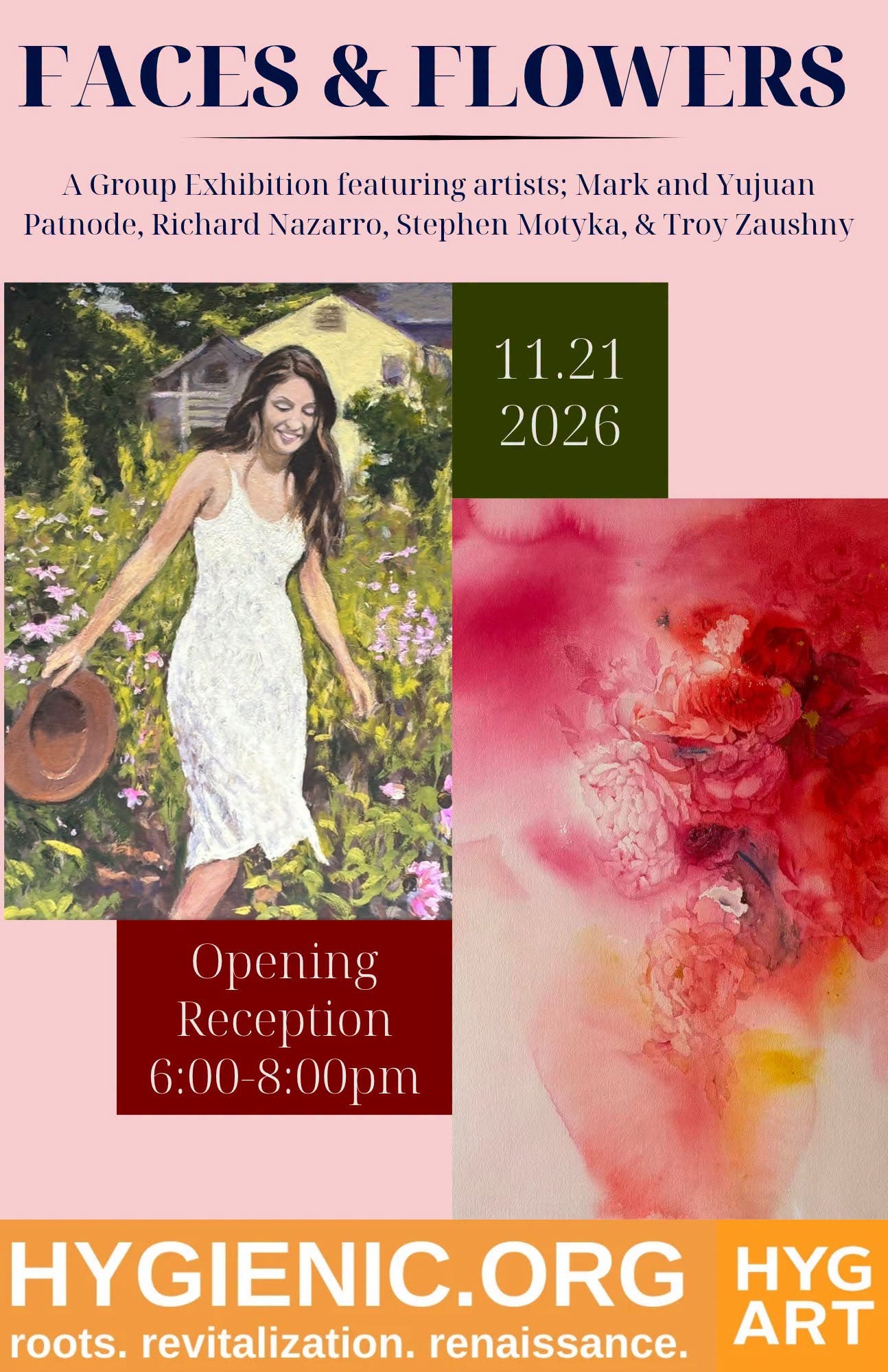 Faces & Flowers -Opening Reception