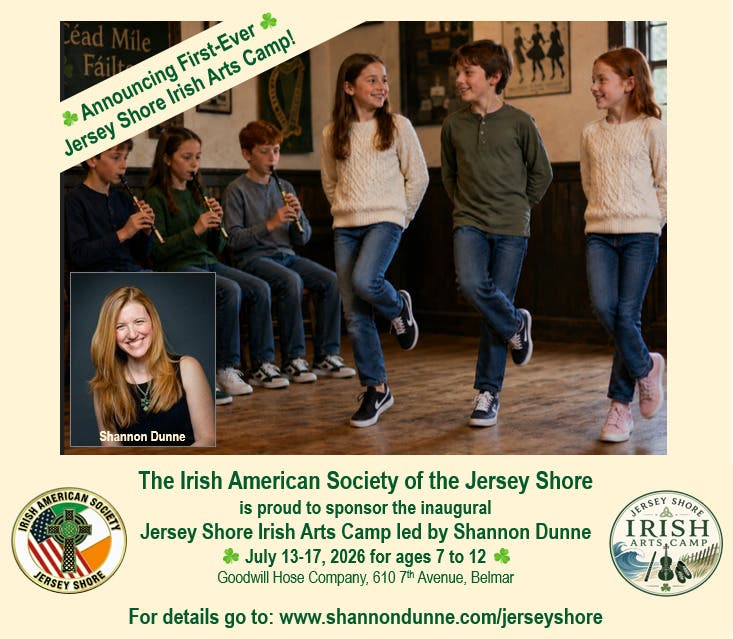 Launch of Jersey Shore Irish Arts Camp 