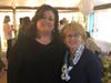 Andrea Leonardi, Assistant Superintendent of Special Services with First Selectwoman Lynne Vanderslice