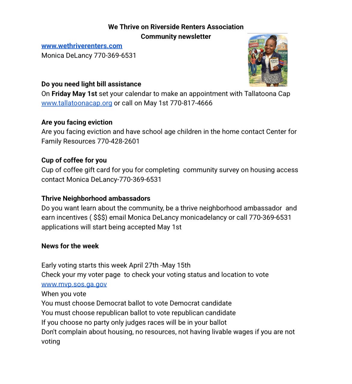 Community newsletter 