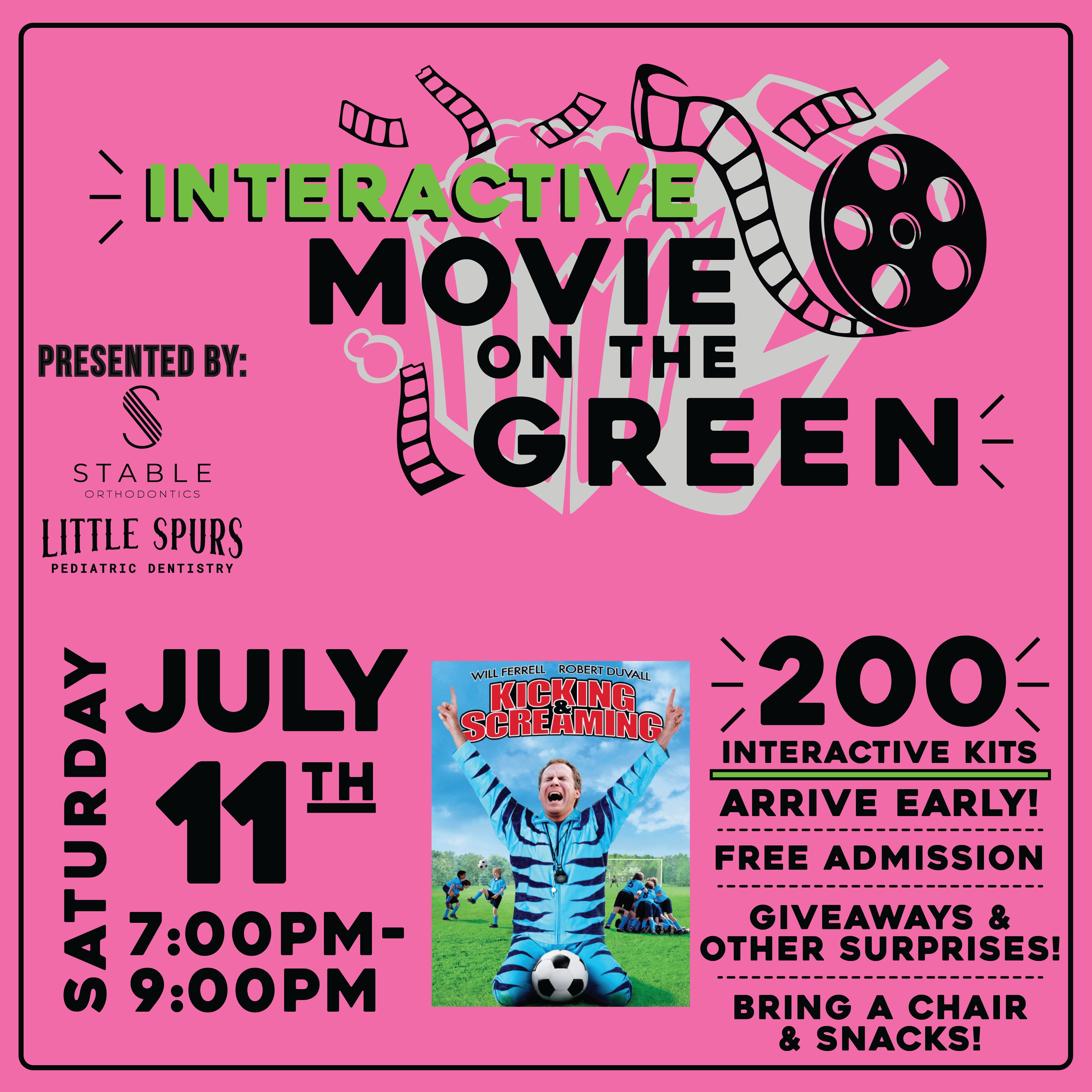Interactive Movie Night on The Green | Kicking & Screaming 