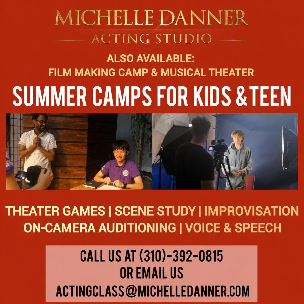 Summer Acting Camp | Kids & Teens