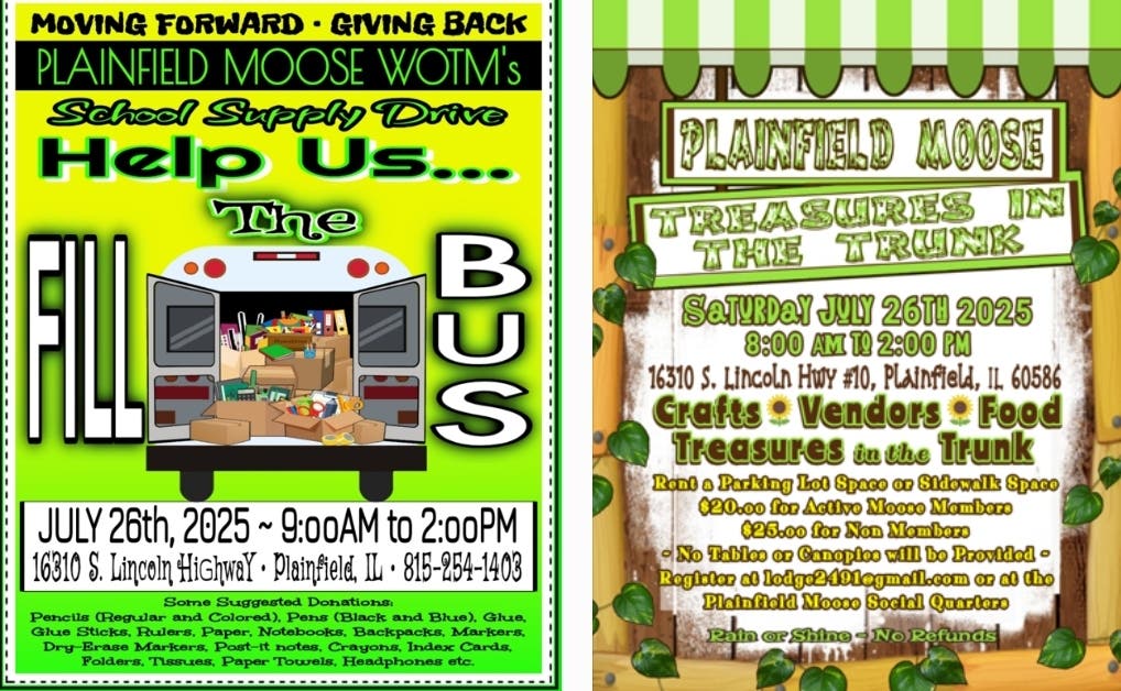 Treasures in the Trunk & Fill the Bus