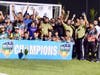 Champions Team, Prize Winners & Finalists at the end of this year's Championship with the Organizers Mudassar Safdar & Muhammad Riyaz of NJ Cricket Council