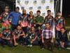 Independence Cup 2019 Runner Up Team Atlantic City Titans with Tournament Organizer Mudassar Safdar after Post Tournament Presentation