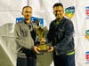 Winning Team Captain Receiving Championship Trophy from Chief Organizer Mudassar Safdar