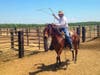 Rancher Tim Koopmann  roping on his ranch in Sunol, CA. 