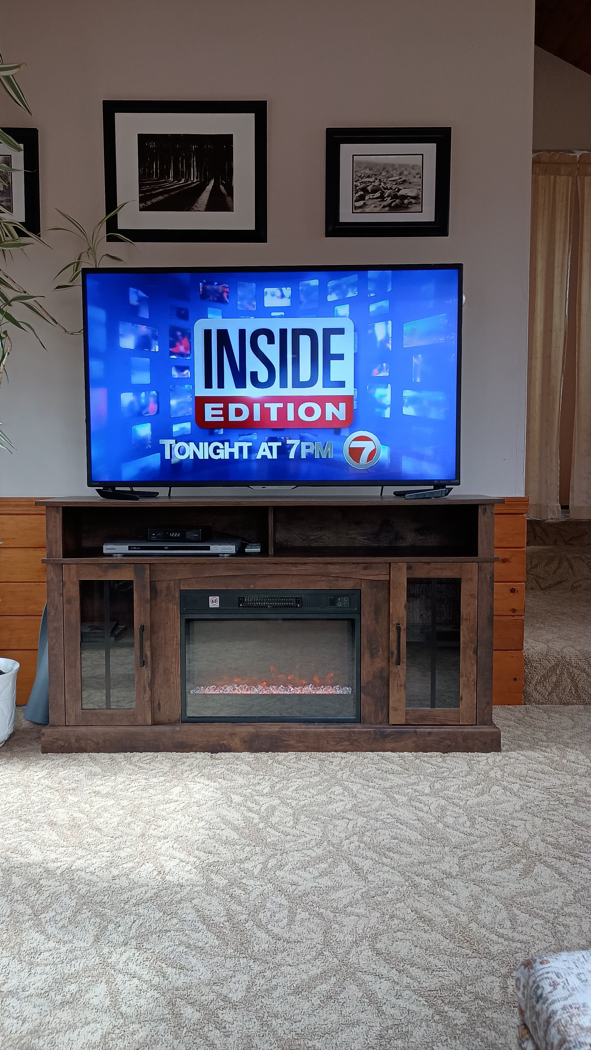 New Costway Electric LED Fireplace TV stand