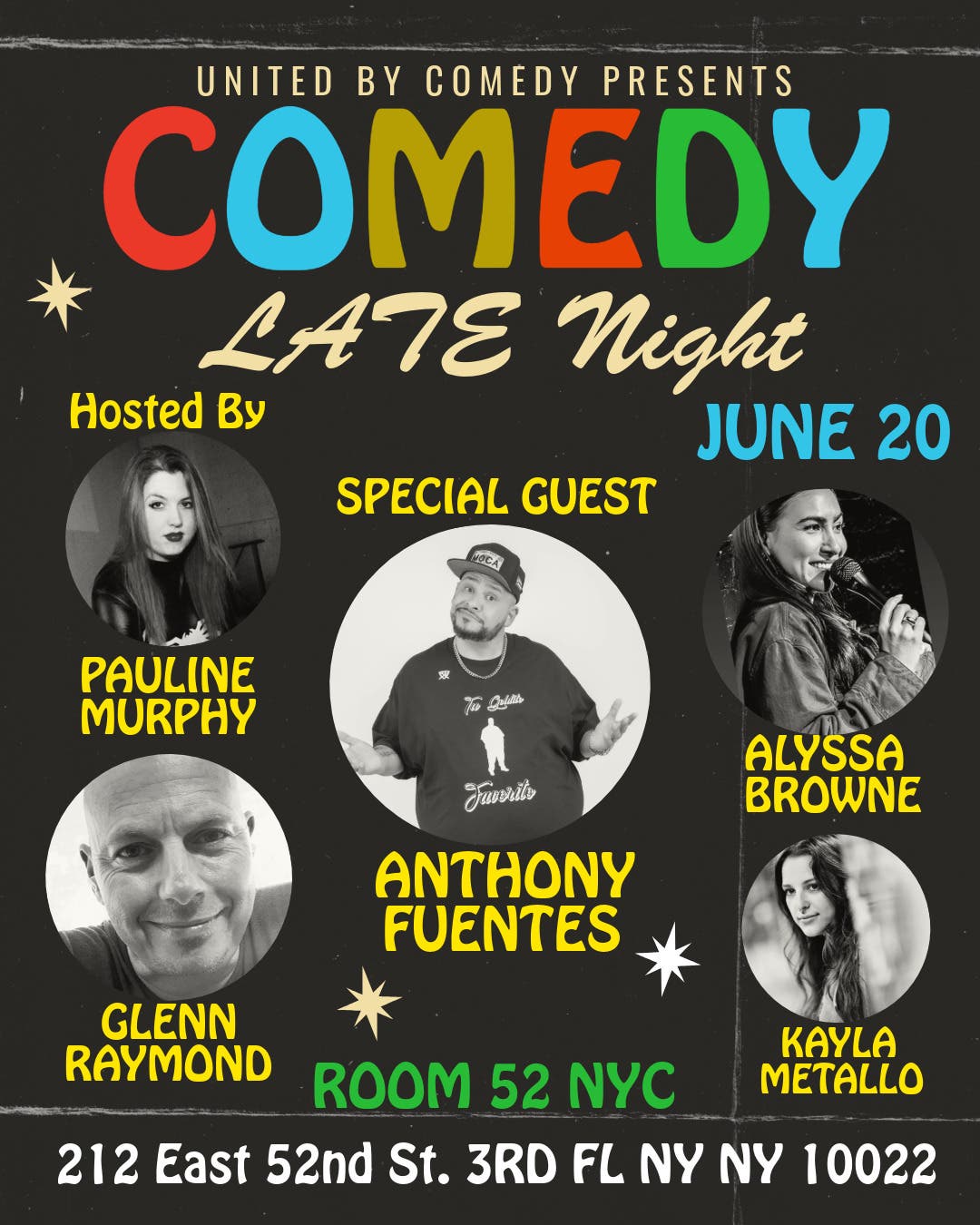 Late Night Comedy Featuring Anthony Fuentes