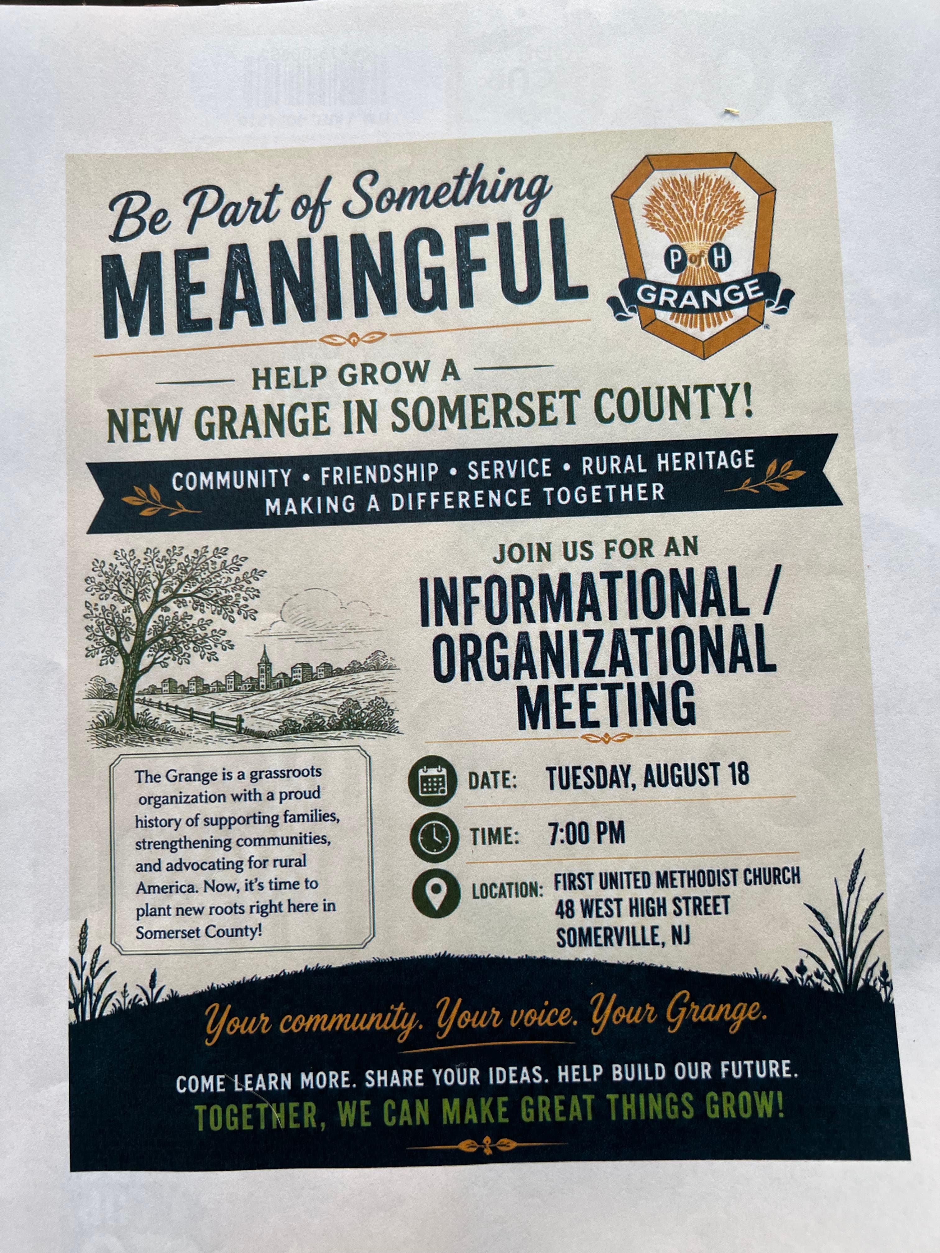 Grange Meeting