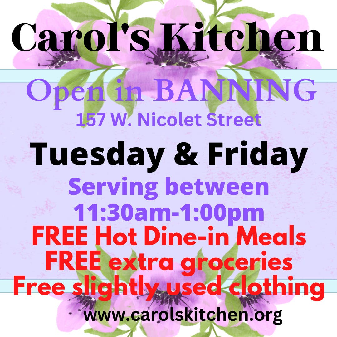 May 30 | Serving FREE hot lunches | Banning, CA Patch