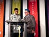 Sgt. Maj. (Res.) Tom Pesach and his FIDF IMPACT! Scholarship Program Supporter, Barry Feldman.