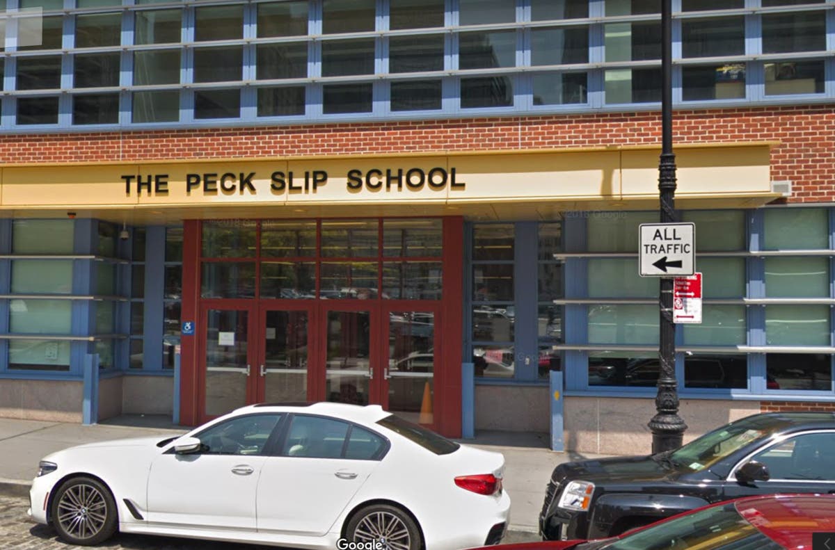 Peck Slip School parents are worried about their children amid an application to clean-up mercury at a nearby site.