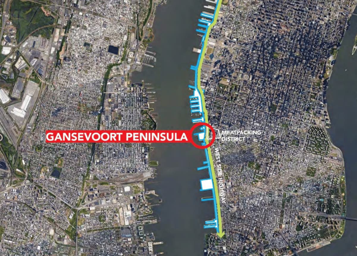 Overview of Hudson River Park.