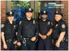 Officers Daniel Amaral, Luis Perez, Joseph Stokes, and Jose Aracena, who responded to the incident, NYPD said.