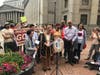 Politicians and Lower East Siders rallied ahead of a court hearing Wednesday.
