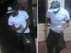 Cops are searching for two men behind an armed robbery this month at LaGuardia Houses, police said.