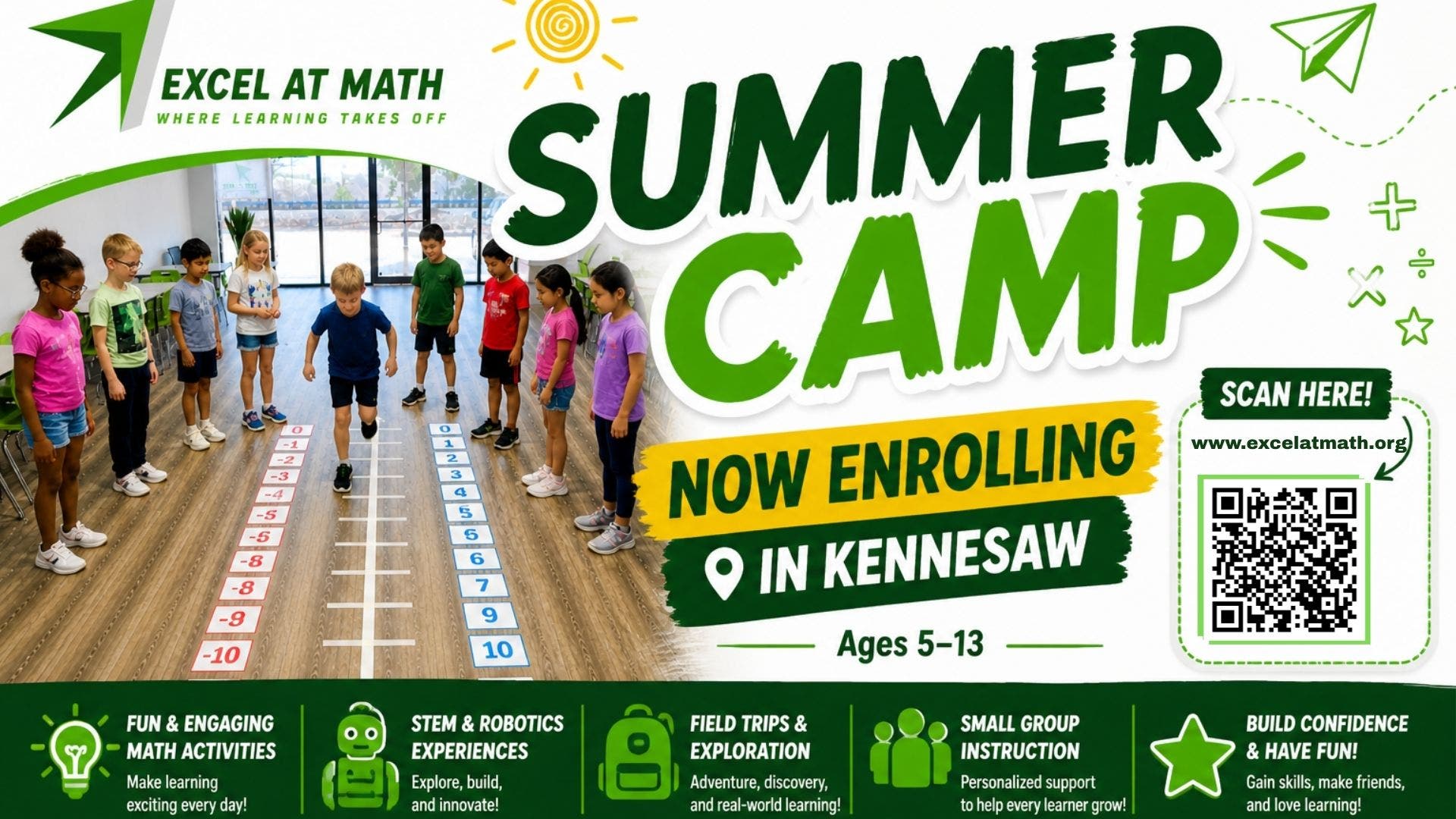 Math in Motion Summer Camp
