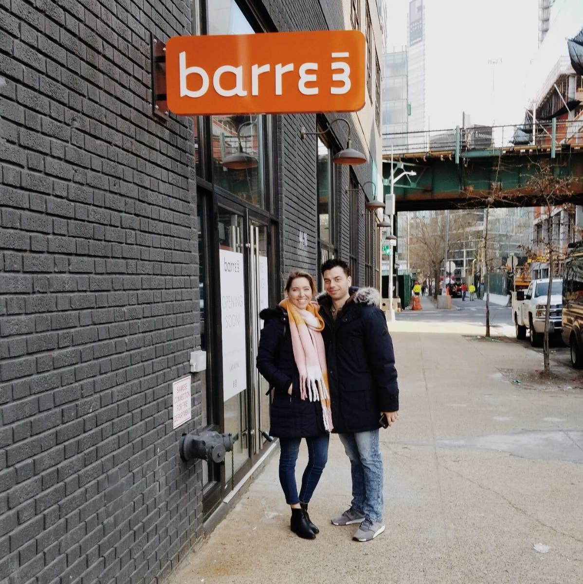 Long Island City barre3 co-owners Lisa and Luke Pantaleo
