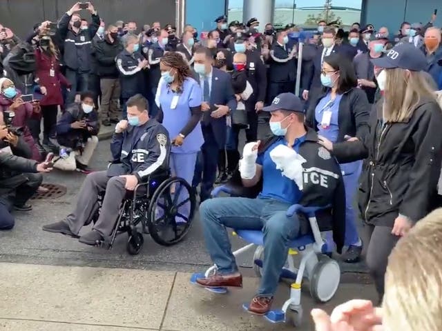 SEE IT: NYPD Officers Shot In Queens Released From Hospital | New York ...