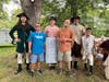 Ye Olde Lebanon Towne Militia members and visitors at Stanley-Whitman House's 2025 Encampment