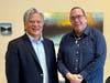 Andy Verzosa, Executive Director and Curator of the Stanley-Whitman House, with Chris Newell (Passamaquoddy Nation), Director of UConn's Native American Cultural Program, Feb. 22, 2026.