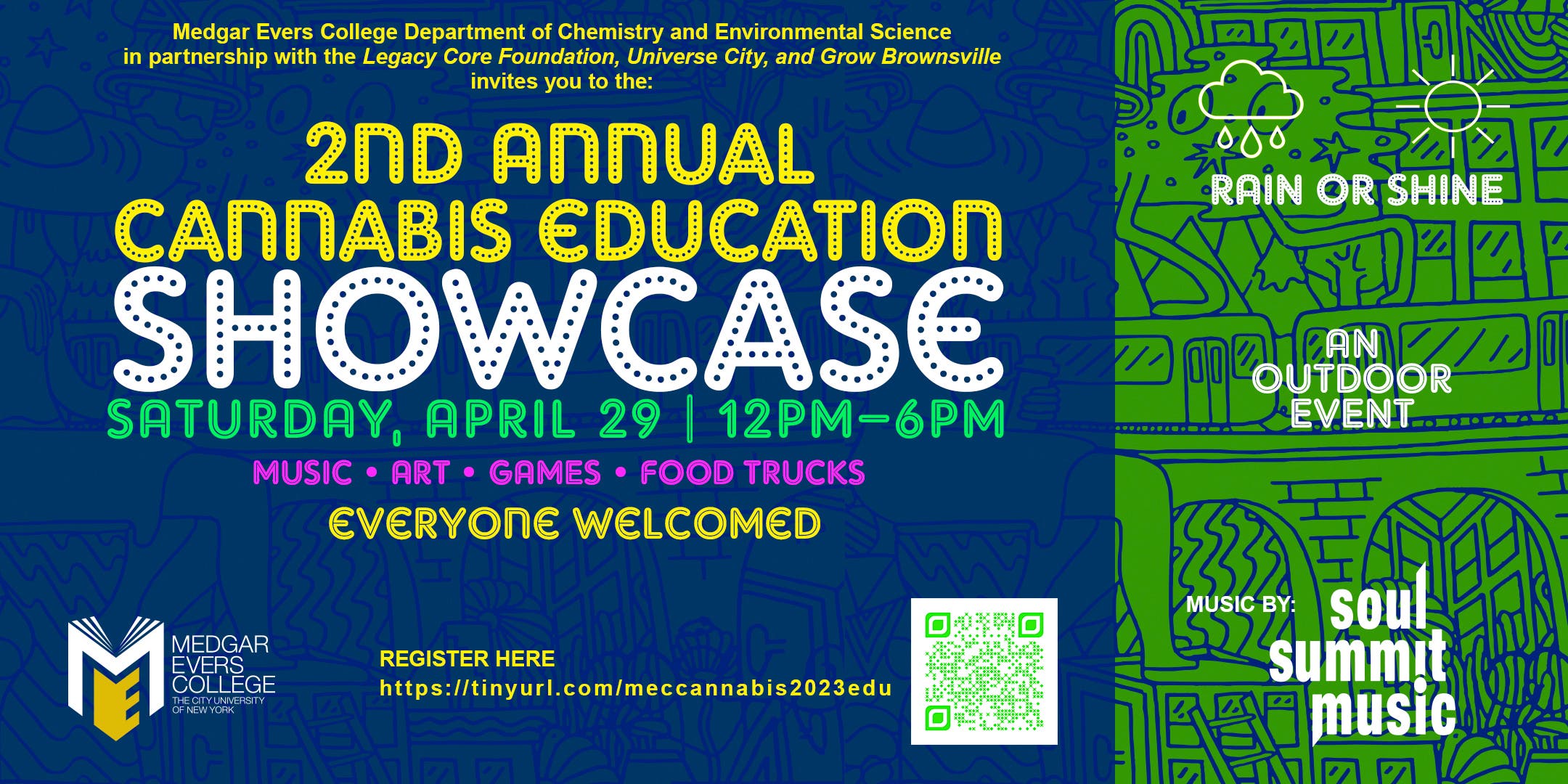 Apr 29 | Second Annual Medgar Evers College Cannabis Education Showcase |  Prospect Heights, NY Patch