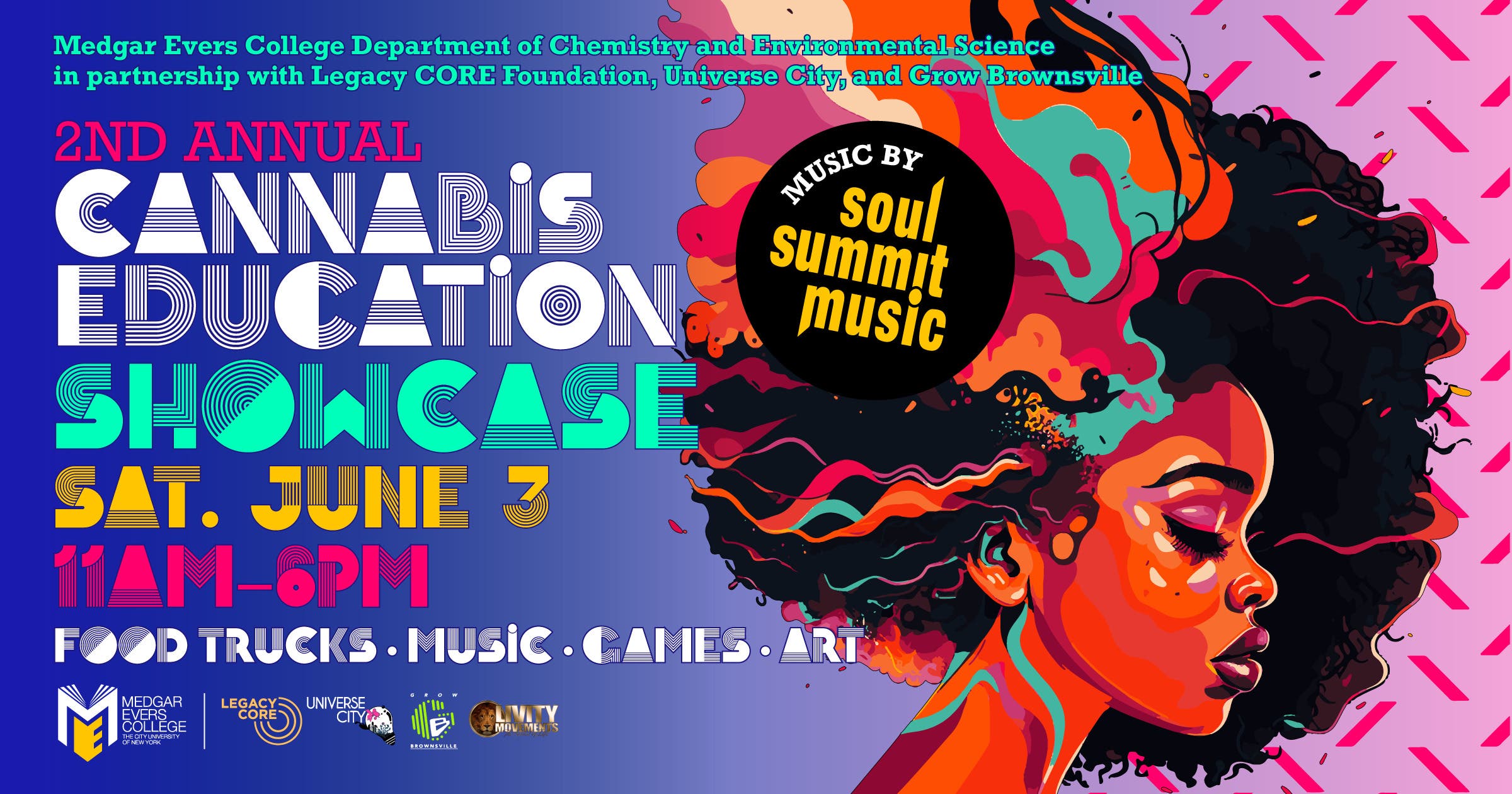 Jun 3 | Second Annual Medgar Evers College Cannabis Education Showcase |  Prospect Heights, NY Patch