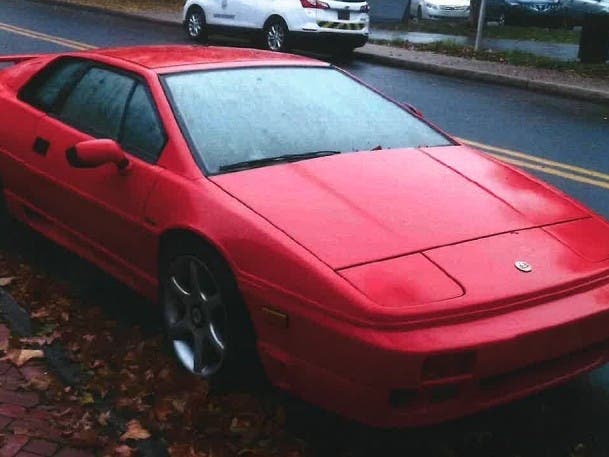 1990 Lotus Esprit towed in 2022