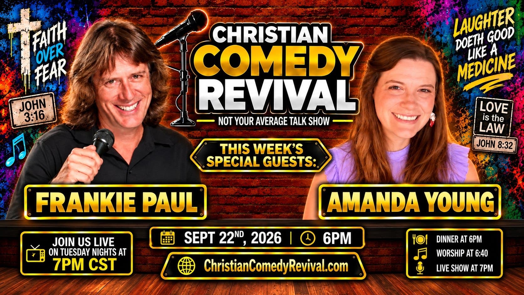 Christian Comedy Revival Live Talk Show