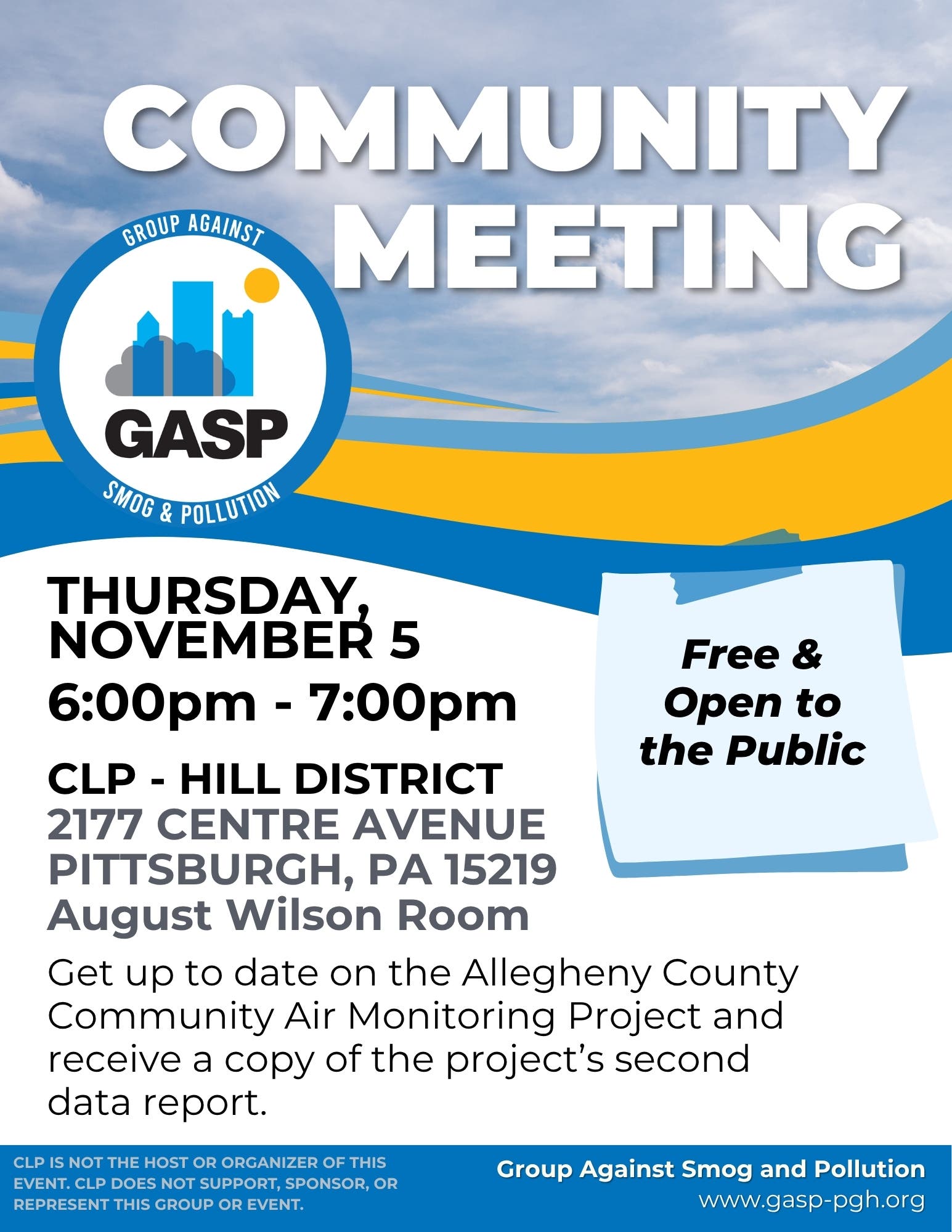 Gasp Community Meeting