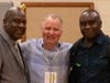 Pastor Herman Akins, President Steven Barker, Restoration House Ministry NW Associate 