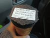 “I was blessed with kindness this morning!  I will be paying it forward! #kindkrew #blessed Xoxoxo”