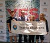 Isabella, and her family, donate toys for children suffering from Juvenile Arthritis, at Seattle Children’s Rheumatology department.  