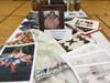 Family photos and cherished heirlooms on display at the Discovery Day event.