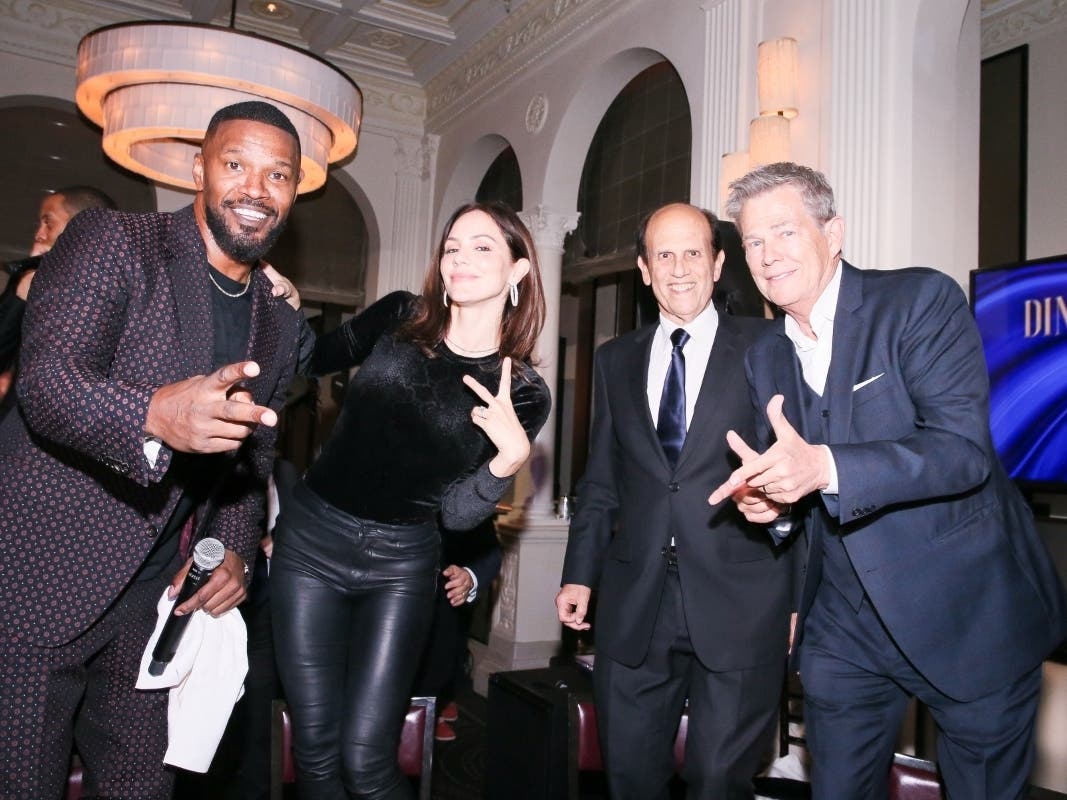 Jamie Foxx, Katharine McPhee, Michael Milken, David Foster