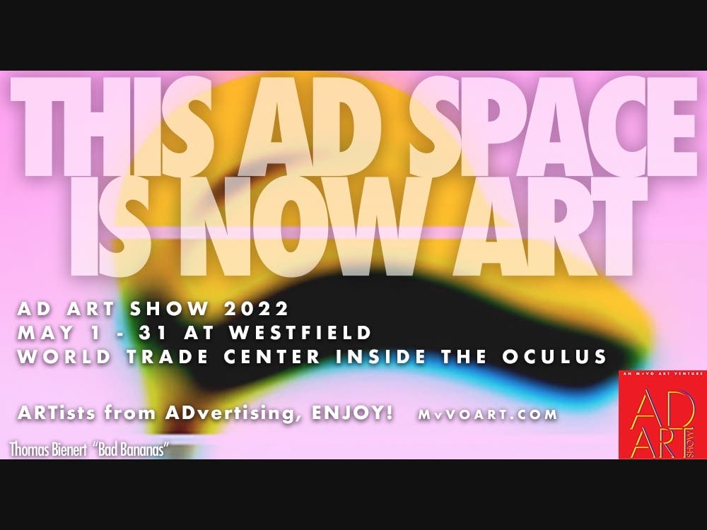 MvVO ART AD ART SHOW 2022 at Westfield World Trade Center inside the Oculus