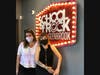 Trustee Muriel Collison (l) visits School of Rock Glenbrook with business owner Amy Renzulli.