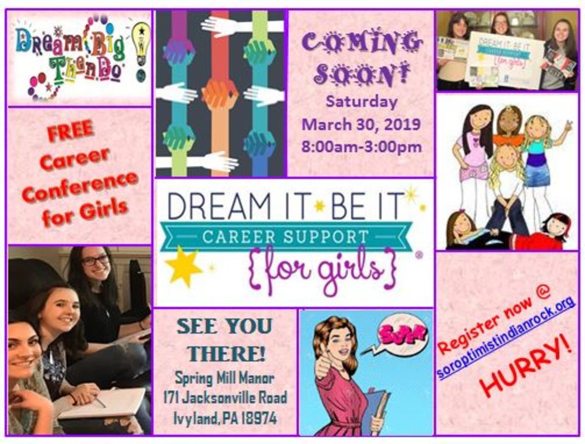 One-day interactive conference to give girls ages 14 to 17 career guidance and mentorship