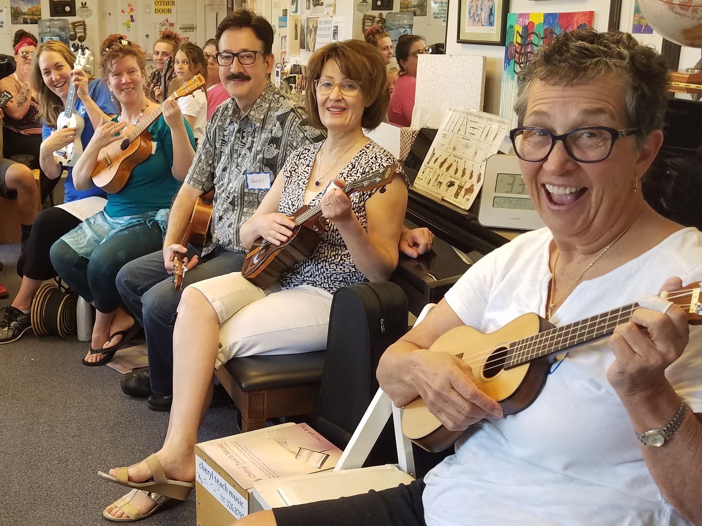 Group Adult Ukulele Classes Sessions