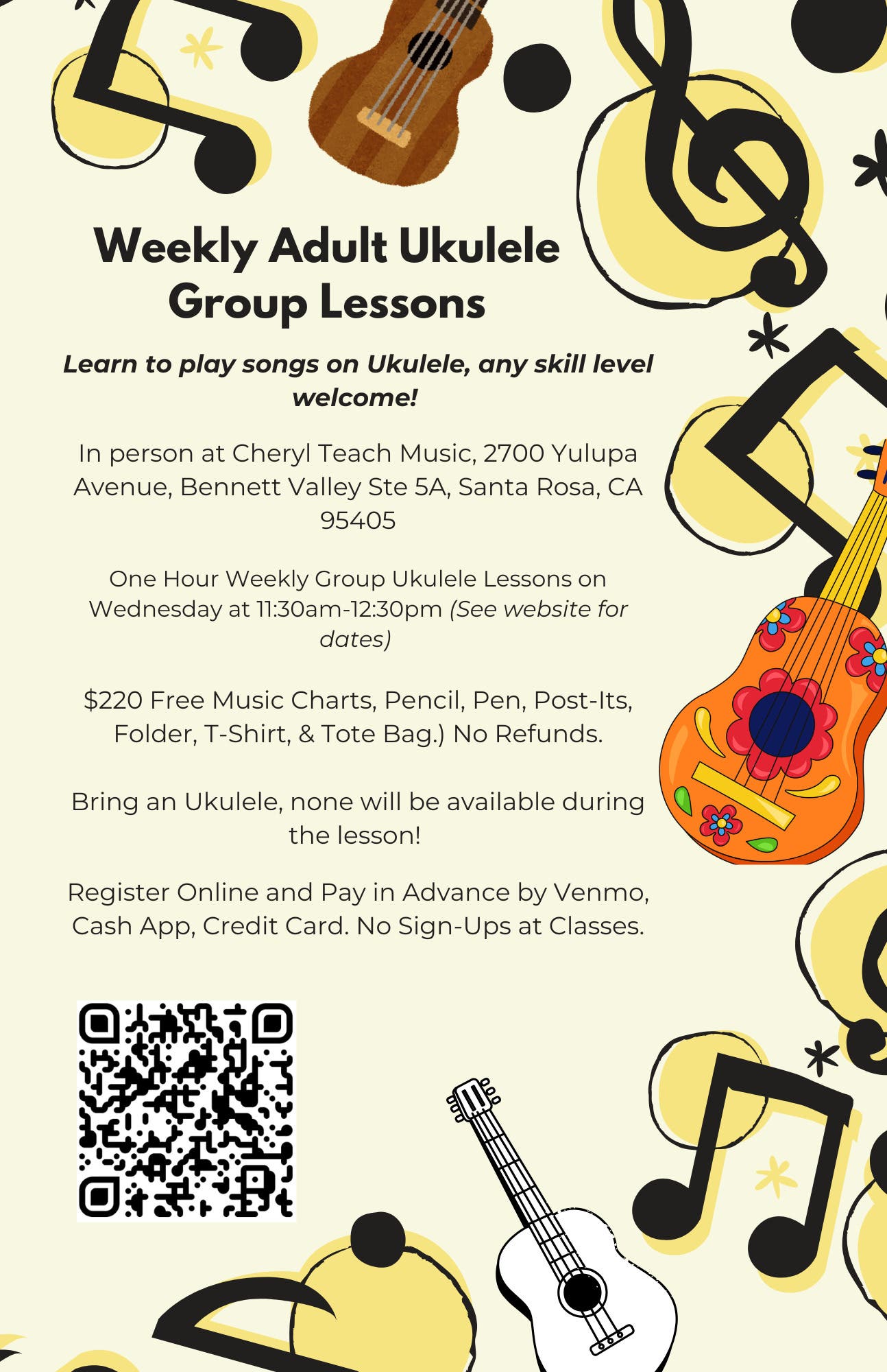 Adult Group Ukulele Class