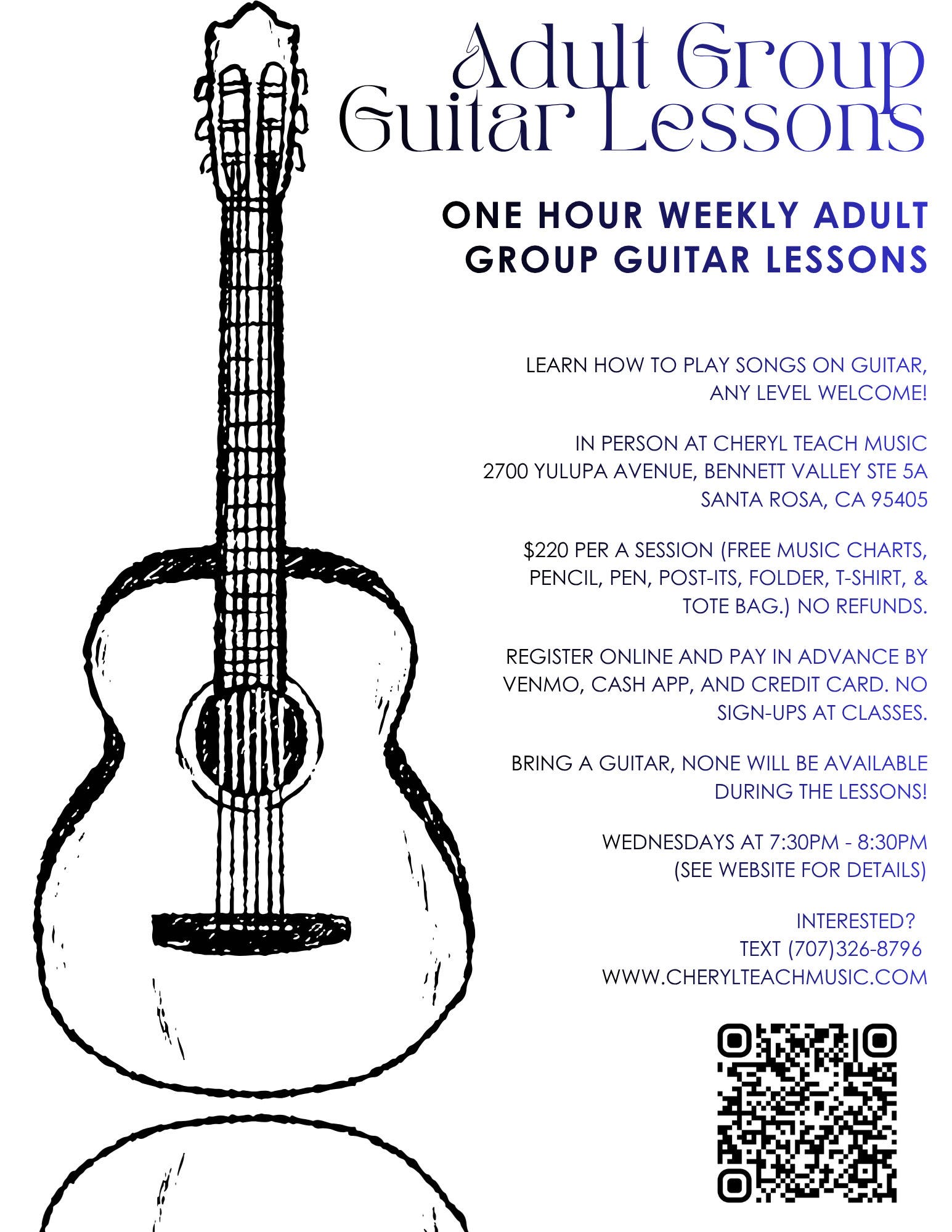 Adult 18+ Guitar Group