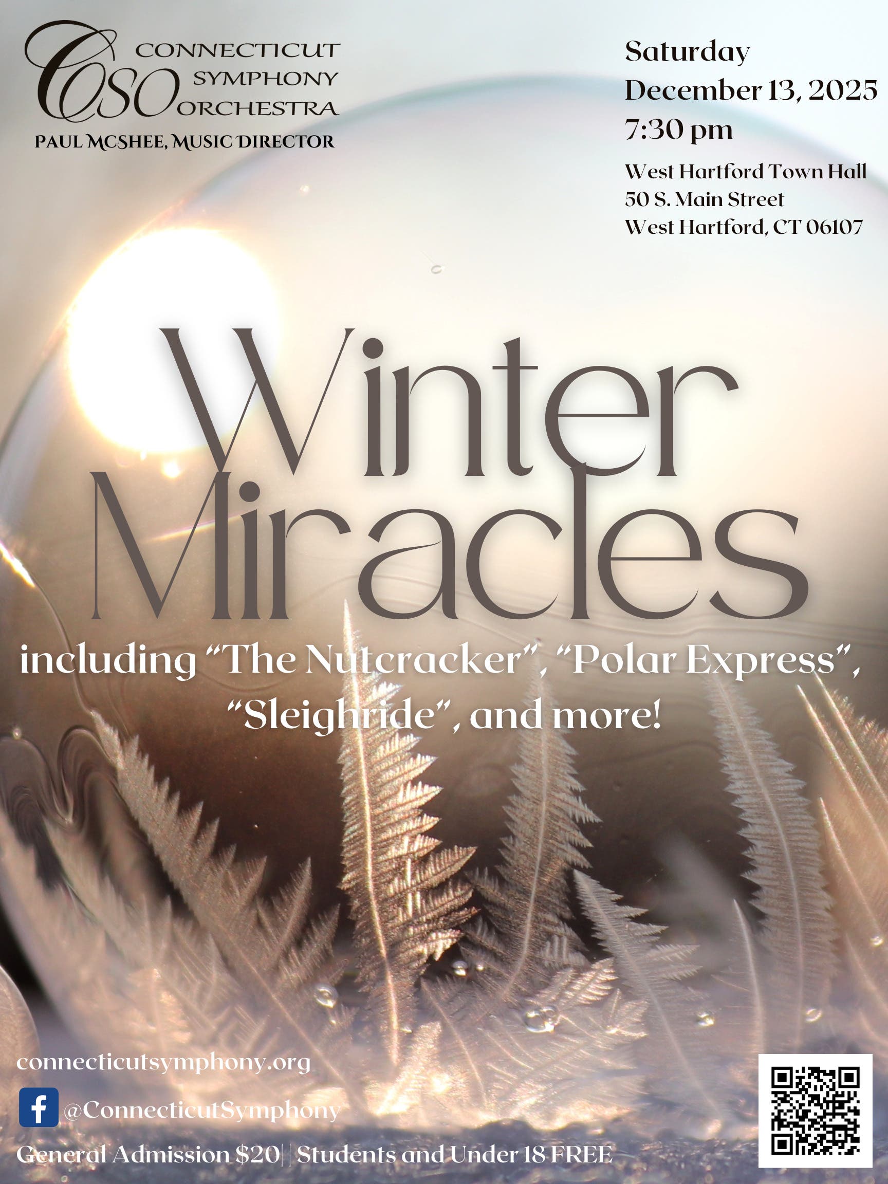 Connecticut Symphony Orchestra presents Winter Miracles