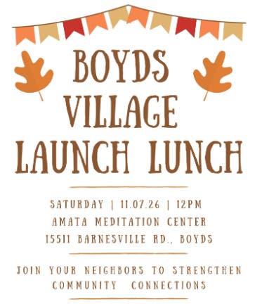 Boyds Village Launch Lunch