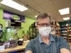 Eureka Puzzles'. David Leschinsky wears a mask