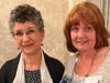 SIIR Past-President Patti Cullen (right) poses with Fayrouz Azer of Diakon Lutheran Ministries, winner of the Organization Advancing the Status of Women Award.
