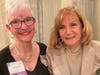 Anna Katz (right), president and CEO of Pearl S. Buck International, poses with SIIR Past-President Eileen Conner after receiving the Women of Distinction Award.